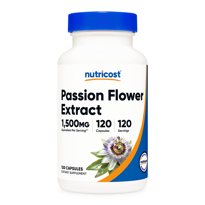 Стрес и напрежение - Пасифлора (Passion Flower Extract ), 375 mg х120 капсули