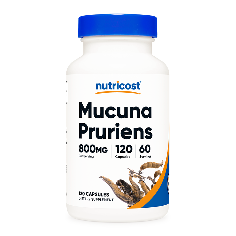 Стрес и безпокойство - Мукуна/ Кадифен боб (Mucuna Pruriens), 400 mg x 120 капсули