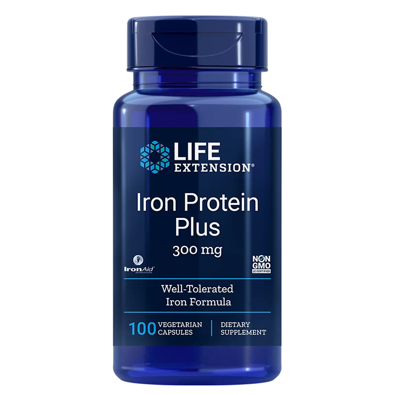 Желязодефицитна анемия - Iron Protein Plus, 300 mg x 100 V капсули