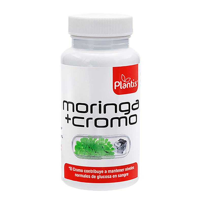Отслабване и контрол на апетита - Моринга 500 мг & хром 40 µg - Moringa + Cromo, 60 капсули