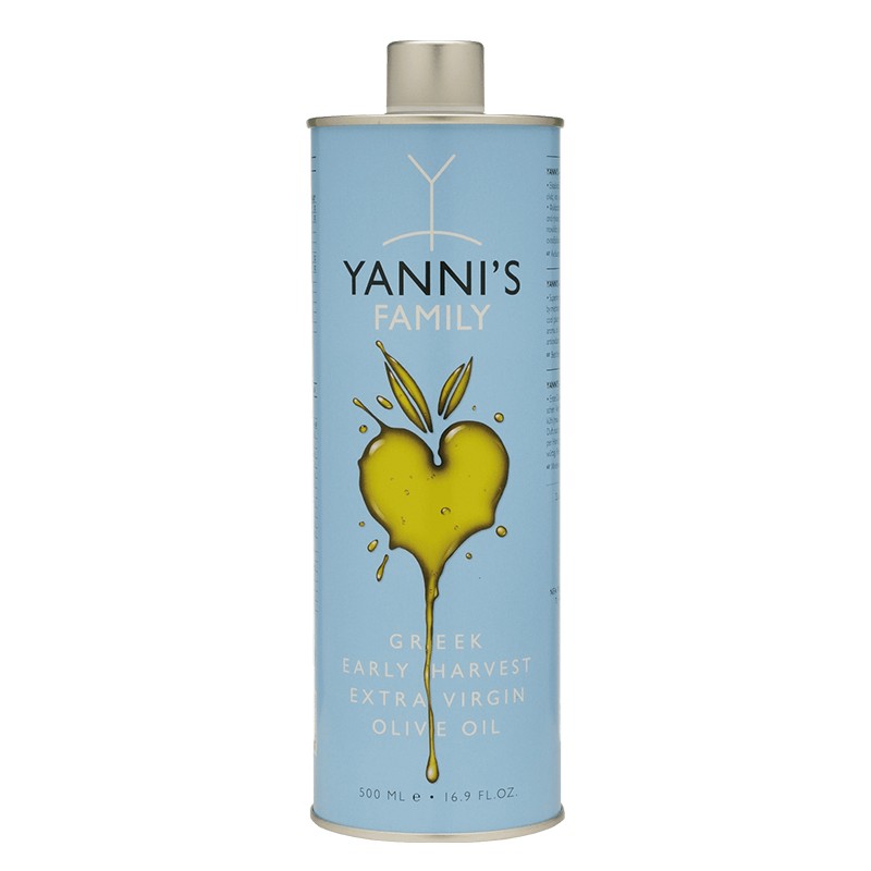 Зехтин екстра върджин (ранна реколта) - Yanni's Family, 500 ml