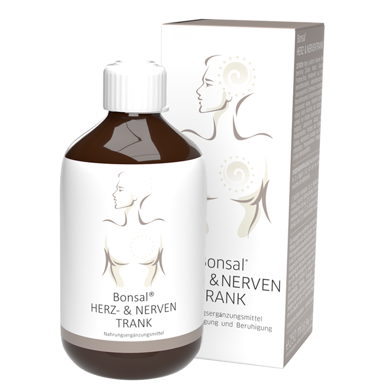 Билкова формула за сърце и нервна система Bonsal, 250 ml