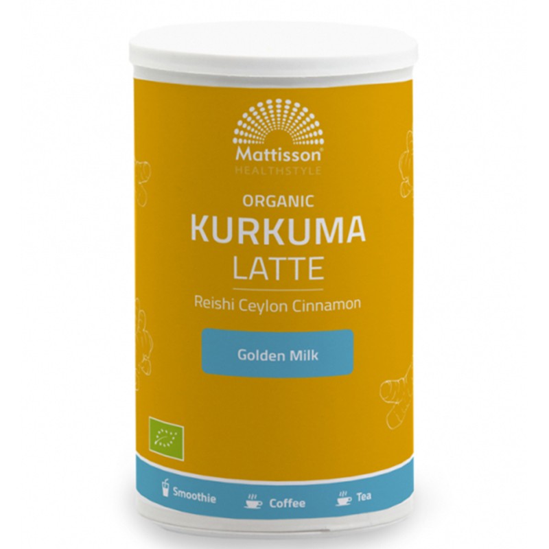 Лате Куркума с Рейши и Цейлонска канела Био, 160 g