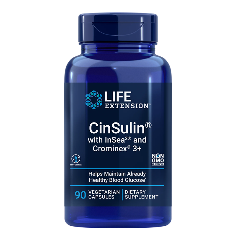 Глюкозен метаболизъм - CinSulin with InSea2 and Crominex®3+, 90 капсули