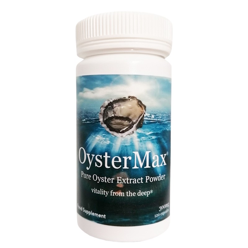 Екстракт от стриди на прах OysterMax® - Имунитет, енергия и сексуално здраве, 1.2 g, 120 капсули
