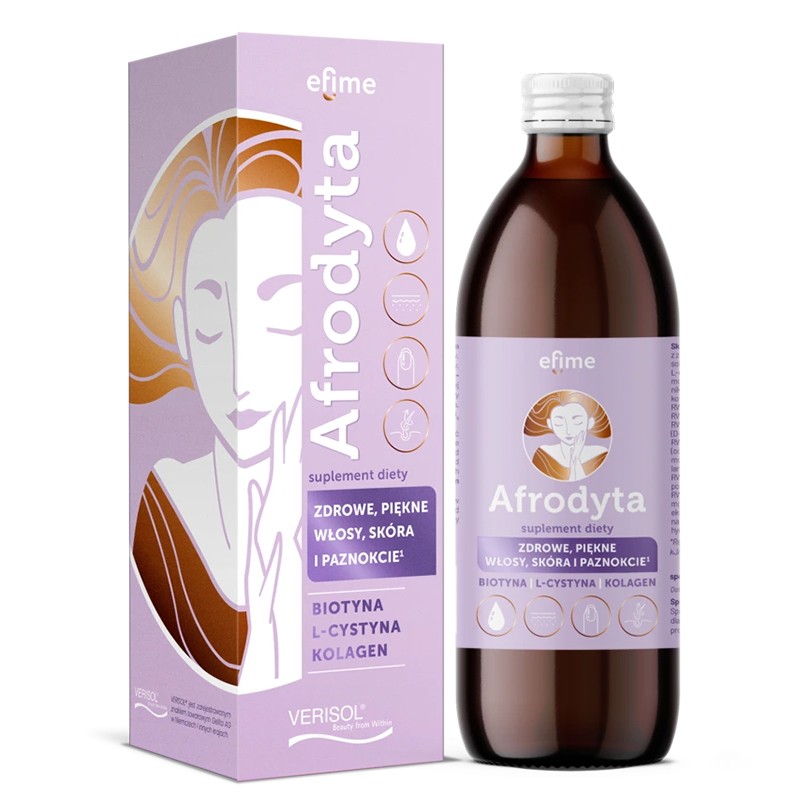 Афродита – течна формула за коса, кожа и нокти, 500 ml, 20 дози