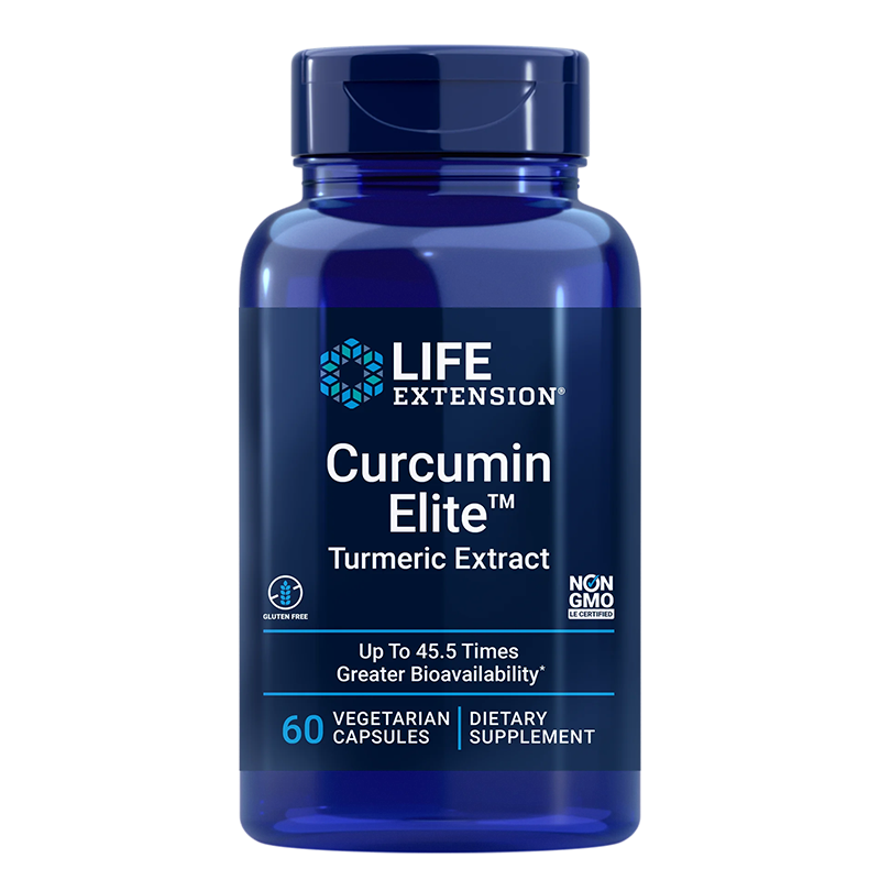 Имунна и сърдечна функция - Куркума екстракт Curcumin Elite ™, 500 mg х 60 капсули