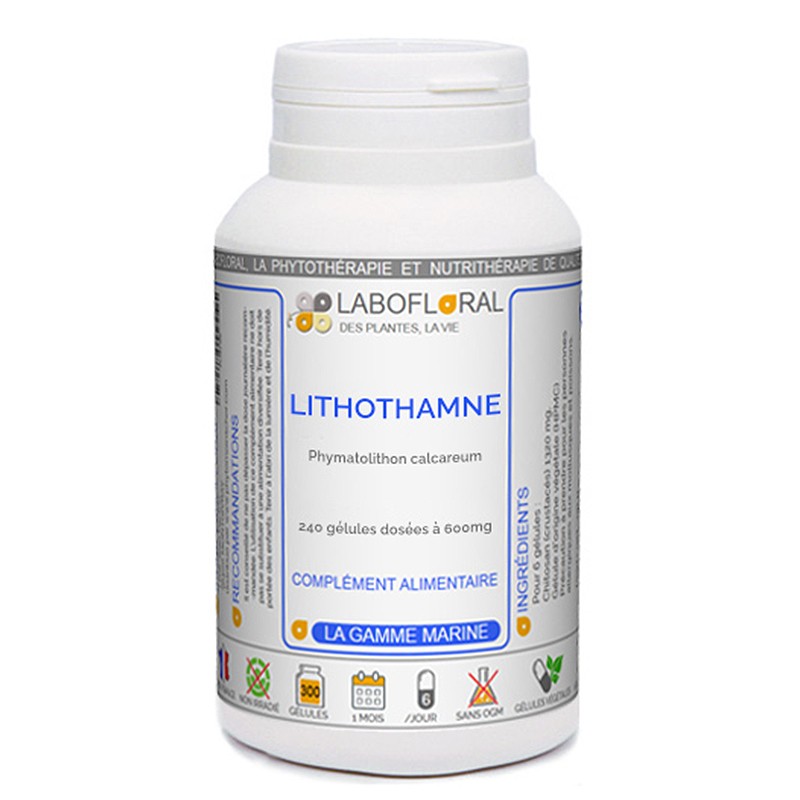Кости и стави - Червени водорасли Литотамнион, 600 mg х 50 капсули