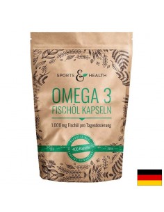 Когнитивна и сърдечна функция - Омега-3, 350 mg (EPA 180 mg / DHA 120 mg) x 400 софтгел капсули - По здравно направление