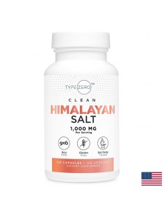 Електролитен баланс - Натрий (Хималайска розова каменна сол) TypeZero™, 320 mg - Уринарно здраве