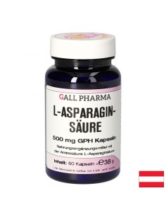 Нервна и мозъчна функция - L-Aспаргинова киселина, 500 mg х 60 капсули - Мозъчна функция,памет, концентрация