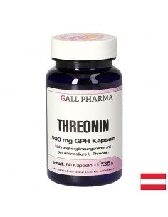 Грижа за костите и мускулите - L-Треонин (Threonin), 500 mg х 60 капсули - Спортни добавки