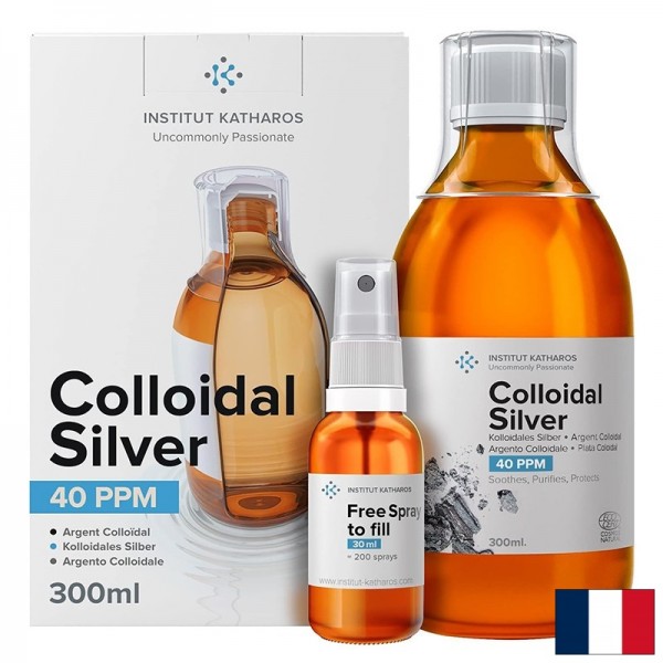 Колоидно сребро 40 PPM, 300 ml