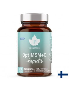 Красива кожа - здрави стави - OptiMSM+ Витамин С и Молибден, 120 капсули - Витамин C