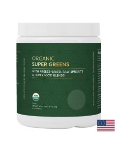 Зелени супер храни organic, 270 g прах - Ензими