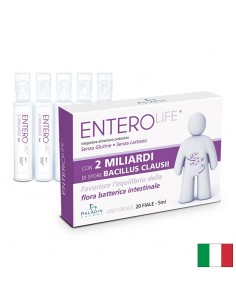 Пробиотик EnteroLife®, 2 млрд. активни пробиотици, 20 флакона х 5 ml - Пробиотици и пребиотици
