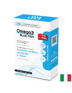 Мозъчна и сърдечна функция - Омега-3 Рибено масло, 500 mg (EPA 175 mg/ DHA/ 125 mg), 60 софтгел капсули - Грижа за очи и зрение
