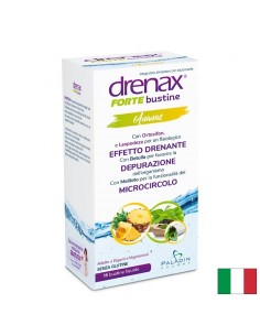 Диуретична формула срещу затлъстяване и целулит - Дренакс - Drenax® с ананас, касис и зелен чай, 15 сашета с течност х 15 ml - Готу Кола