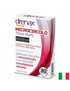 Формула за добро кръвообращение - Дренакс - Drenax® Forte с бодлив залист и хесперидин, 30 таблетки - Хемороиди