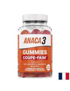 Формула за контрол на апетита Анака3 - С фукус, хром и цинк, 60 желирани таблетки с вкус на ягода и малина - Специализирани формули