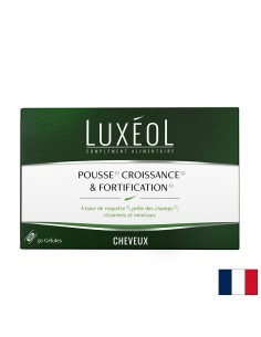 Укрепва космения фоликул и стимулира растежа на косата - Luxéol формула, 30 капсули
