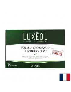 Укрепва космения фоликул и стимулира растежа на косата - Luxéol формула, 90 капсули