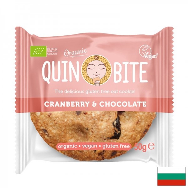 Био курабийка QUIN BITE - Червена...