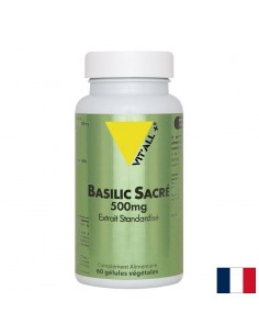 Стрес и добро настроение - Свещен босилек (Тулси), 500 mg х 60 капсули - Свещен Босилек / Тулси
