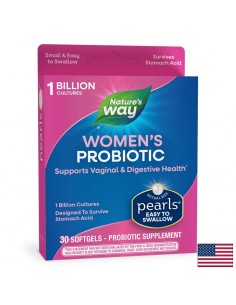 Пробиотик Пърлс за жени - перли - Pearls® Probiotic Women`s, 1 млрд. активни пробиотици, 30 софтгел капсули