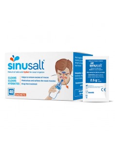 SinuSalt® - сашета за почистване на носа /Допълнителни за базов комплект SinuSalt®/, 40 бр - Алергии