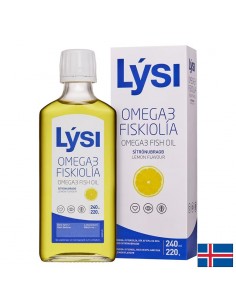 Омега-3 – течно рибено масло - EPA - 745 mg, DHA – 490 mg, 240 ml с вкус на лимон - Грижа за очи и зрение