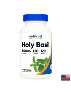 Стрес и добро настроение - Тулси /Свещен босилек/, 500 mg х 120 капсули - Свещен Босилек / Тулси