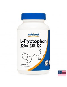 Стрес и безсъние - L-Триптофан, 500 mg х 120 капсули - Депресия, тревожност, паническо разстройство