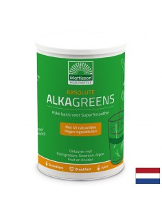 Алкално-киселинен баланс - Алка Грийнс - Absolute Alkagreens, 300 g прах - Фибри