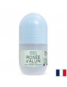 Кристален рол-он против изпотяване (с алунит с алое вера и флорална вода от розов и портокалов цвят), БИО, 50 ml - Козметика