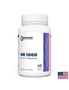 Клетъчно обновяване - Никотинамид рибозид NR1000, 500 mg х 60 капсули със забавено освобождаване - Отпадналост и умора