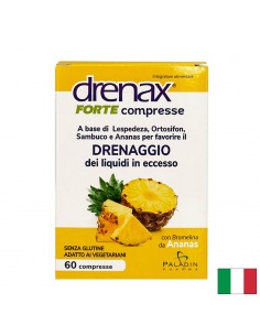 Диуретична формула за добро храносмилане и отслабване - Дренакс - Drenax® Forte с бромелаин и ананас, 60 таблетки - Детоксикация