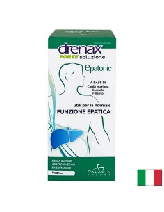 Формула за черния дроб и жлъчката – хепатоник - Дренакс - Drenax® Forte – с бял трън, артишок и холин, 500 ml, 33 дози - Витамин B