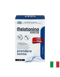 Безсъние - Мелатонин SanaVita,1 mg х 15 ml, капки - Мелатонин
