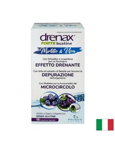 Диуретична формула с гроздово семе и синя боровинка - Дренакс - Drenax® Forte, 15 сашета - Готу Кола