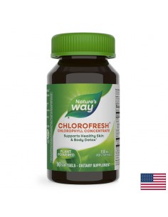 Хлорофреш® Хлорофил концентрат – Детоксикация и свежест - Chlorofresh® Chlorophyll Concentrat, 90 софтгел капсули