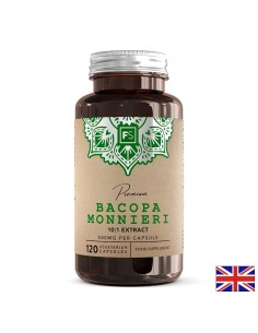 Мозъчна функция и стрес контрол - Бакопа Мониери, 500 mg х 120 капсули - Депресия, тревожност, паническо разстройство