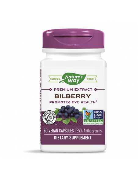 Черна боровинка & Бъз 200 mg Nature’s Way - 1