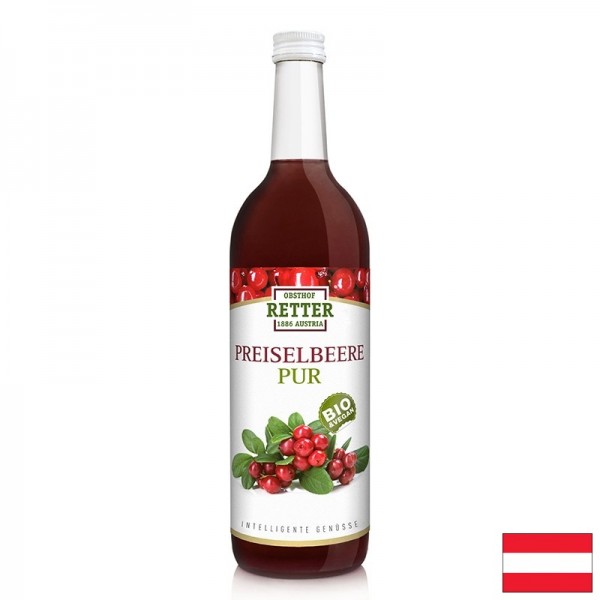 Био сок от червени боровинки, 750 ml