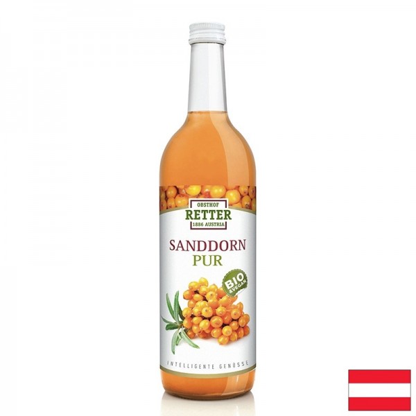 Био сок от морски зърнастец, 750 ml