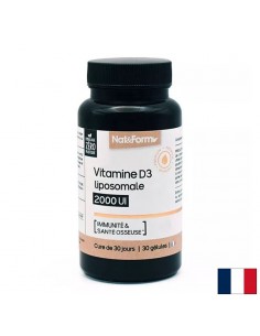 Имунитет - Витамин D3 (липозомен), 2000 IU х 30 капсули - Остеопороза
