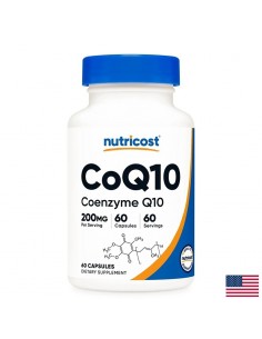 Мощен антиоксидант за здраво сърце - Коензим Q10, 200 mg х 60 капсули - Коензим Q10