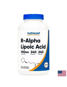 Диабет и периферна невропатия - R-Алфа липоева киселина, 100 mg х 240 капсули - Антиоксиданти