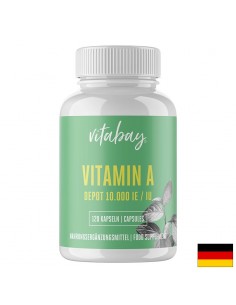Добро зрение и силен имунитет - Витамин А, 10.000 IU х 120 капсули - Витамин А