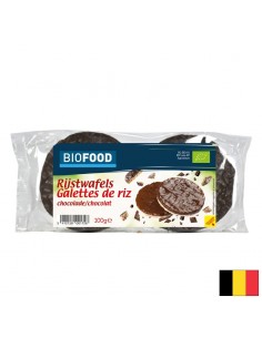 Оризови бисквити с черен шоколад, БИО, 100 g - Храни и напитки